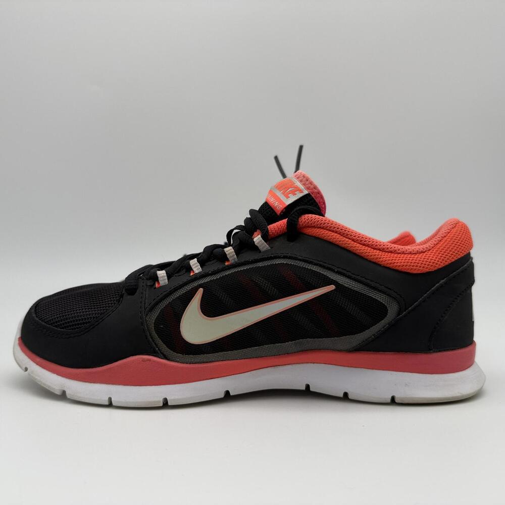 Nike Flex Trainer 4 Womens 8 'Black Laser Crimson' Training Shoe - Picture 3 of 10